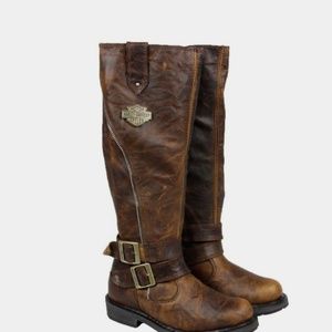 ISO Harley Davidson Sennett Boots Brown 7 1/2